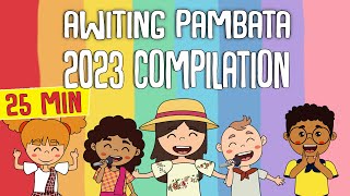 AWITING PAMBATA 2023 COMPILATION WITH LYRICS  Animated Filipino Nursery Rhyme  Muni Muni TV PH [upl. by Munniks]