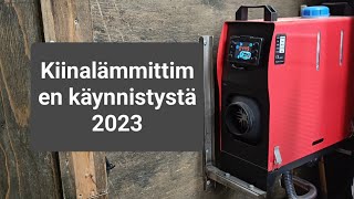 Kiinalämmittimen ensikäynnistys syksylle 2023 [upl. by Araiek]