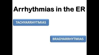 Management of arrhythmias in the ER Dr Sherif Altoukhy [upl. by Nitsur886]