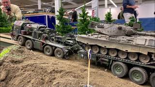 Intermodellbau 2021 Dortmund  scale 116 rc tanks  trucks  Reservistenkameradschaft Modellbau [upl. by Aveer885]