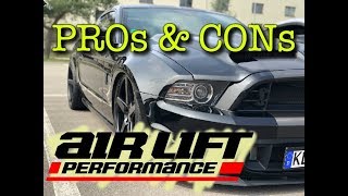 Review of Bagged Mustang Airlift 3P and Pros and Cons  Project GT500 [upl. by Yaakov]