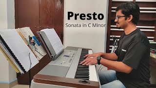 Presto  Sonata in C Minor  Giovanni Battista Pescetti  One Minute Piano [upl. by Paulita]