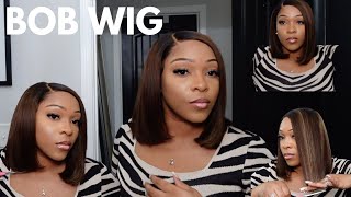 Ready To Wear Perfect GoTo Bob WIg Install For Beginners  No Baby Hairs  HerWorthy Hair [upl. by Acinahs]