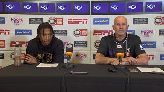 Brian Goorjian and Jaylen Adams press conference vs Adelaide 36ers  Round 1 NBL25 [upl. by Enneire789]