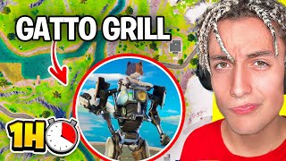 ATTERRO per 1 ORA da KIT a GATTOGRILL su Fortnite impossibile [upl. by Tahp]