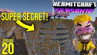 Super Secret Mountain Bunker  Hermitcraft 10  Ep 20 [upl. by Zosema]