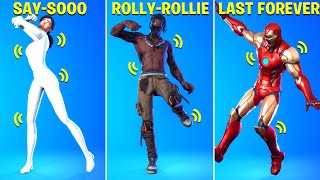 These Legendary Fortnite Dances Have Voices RollieRolex  Ayo amp Teo Say So Scenario [upl. by Ylrak]