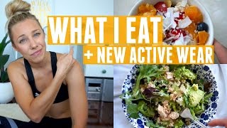 What I Eat  Healthy Takeaway Lunch  New Active Wear [upl. by Lamberto261]