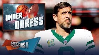 Aaron Rodgers makes ANOTHER return to Brous Under Duress list of Week 6  NFL  FIRST THINGS FIRST [upl. by Ordisy26]