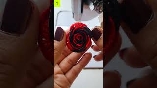 🎉🌼 Crafting a Floral Hair Clip Lace amp Latkan Delight [upl. by Eben]