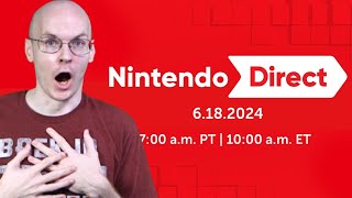 Mew2king Reacts to Nintendo Direct June 2024 [upl. by Barnard]