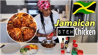 HOW TO MAKE JAMAICAN BROWN STEW CHICKEN  COOKING WITH PRINCE [upl. by Roxanne]