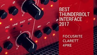 Best Thunderbolt Budget Interface  Focusrite Clarett Find Out Why [upl. by Gerhardine232]