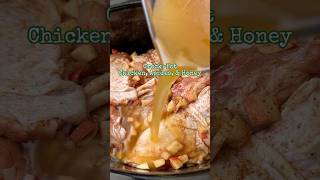 Slow Cooker Chicken Apples Honey slowcookerrecipe crockpotcooking crockpot slowcooker [upl. by Drewett324]