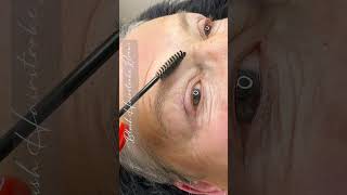 blushhairstrokebrows on mature skin [upl. by Volpe]