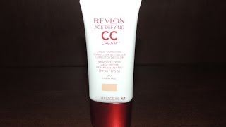 Revlon Age Defying CC Cream Review  Demo [upl. by Ycniuq767]