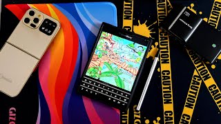 💛❤️ BLACKBERRY PASSPORT ANDROID in 2023  Retro Vintage Mobile Phone Review Unboxing [upl. by Lisab]