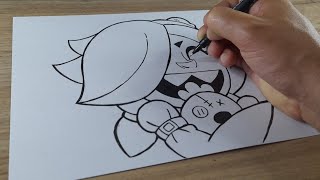 COMO DESENHAR A COLETTE BRAWLSTARS [upl. by Alton]