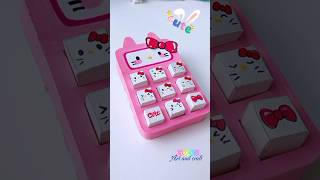 DIY Hello kitty popup calculator shorts tonniartandcraft craft love art [upl. by Esoranna]