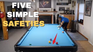 Five Essential Safety Shots For Any Pool Game [upl. by Weidman]