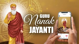 Happy Guru Nanak Jayanti motion Graphics and wishes Videos  Insta Reel [upl. by Layap]