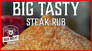 How to Season Steak w SIMPLE Big Flavor Steak Seasoning Recipe [upl. by Hgielram]