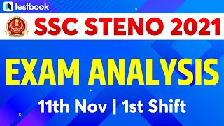 SSC Steno Analysis 2021  11th November Shift 1  SSC Stenographer Exam Review  Asked Questions [upl. by Swirsky]