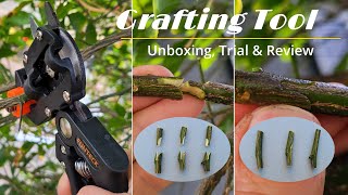 Does Grafting Tool Really Work  Grafting Tool Unboxing Cutting Trial and Review 植物嫁接必备工具 [upl. by Kutchins593]