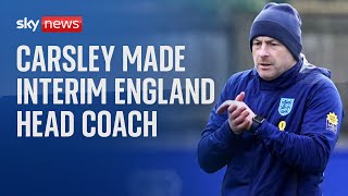 Lee Carsley announced as interim England manager [upl. by Pena]