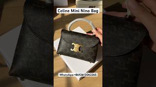 Celine Mini Nino Bag in Triomphe Canvas celine celinebag bag luxury handbags luxurybag [upl. by Eiznik]