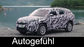 Skoda Kodiaq SUV camouflage ExteriorDriving shots preview  Autogefühl [upl. by Oiliduab]