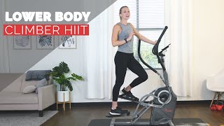 Lower Body Focused Elliptical Climber HIIT Workout [upl. by Inoue]