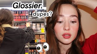 Trying YOUR Affordable Glossier Dupes IM SHOOK [upl. by Xed]