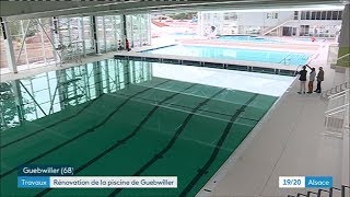 Le nouveau centre aquatique de Guebwiller va ouvrir ses portes [upl. by Anilef613]