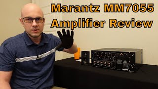 Marantz MM7055 Amplifier Review 5 Channel 140 Watts  Home Theater Audio Equipment  XLR and RCA [upl. by Adnohr302]