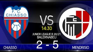 Chiasso VS Mendrisio Junior League B 202021 [upl. by Aibara]