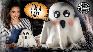 Halloween Geist Torte gruselig sÃ¼ÃŸ  schokoladige Gespenst Motivtorte ðŸ‘» [upl. by Harilda]