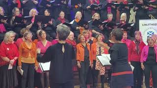 Hallelujah by Ladies Choir of Linlithgow and Les Falbalas de Guyancourt [upl. by Johiah]