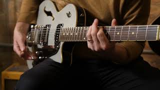 Duesenberg Starplayer TV  Silver Sparkle Demo  No Talking  Guitars In The Attic [upl. by Obla]