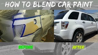 HOW TO BLEND CAR PAINT like a PRO [upl. by Leggat6]