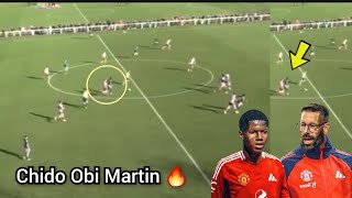 Chido Obi Martin DEBUT 🔥 he changed the game for Manchester United when he came on [upl. by Sandye]