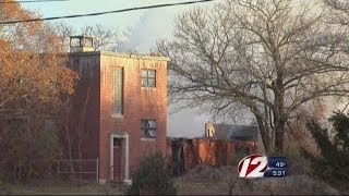 Former Taunton school on fire again [upl. by Madelle]