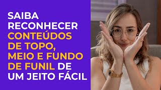 FUNIL DE CONTEÚDO PARA INSTAGRAM  SAIBA RECONHECER [upl. by Fallon]