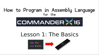 Commander X16 Assembly Language Tutorial Lesson 1 The Basics [upl. by Irwin158]