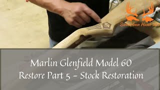 Glenfield Model 60 Part 5 Restoring The Stock [upl. by Aneehsal]