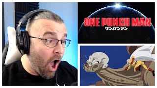 ONE PUNCH MAN 1X1 REACTION The strongest man [upl. by Waldo]