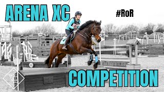 1st ARENA EVENTING COMP WITH MY EX RACEHORSE  70cm  Eland Lodge Equestrian [upl. by Blake]