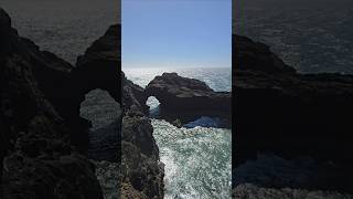 Indian Sands Arch oregon travel scenery nature waves ocean asmr [upl. by Trubow663]