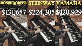 Can You Hear The Difference Between a Steinway Yamaha and Bosendorfer [upl. by Cornall]