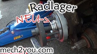 🛠️ Radlager vorne wechseln Skoda Fabia  Radnabe und Radlager erneuern  DIY Auto  mech2you [upl. by Anerhs]